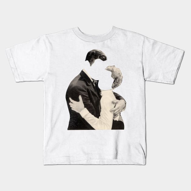 Blind Embrace Kids T-Shirt by RichardVergez